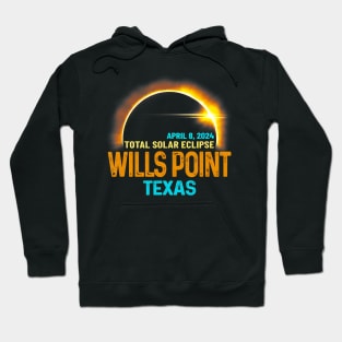 Total Solar Eclipse 2024 Wills Point Texas Hoodie